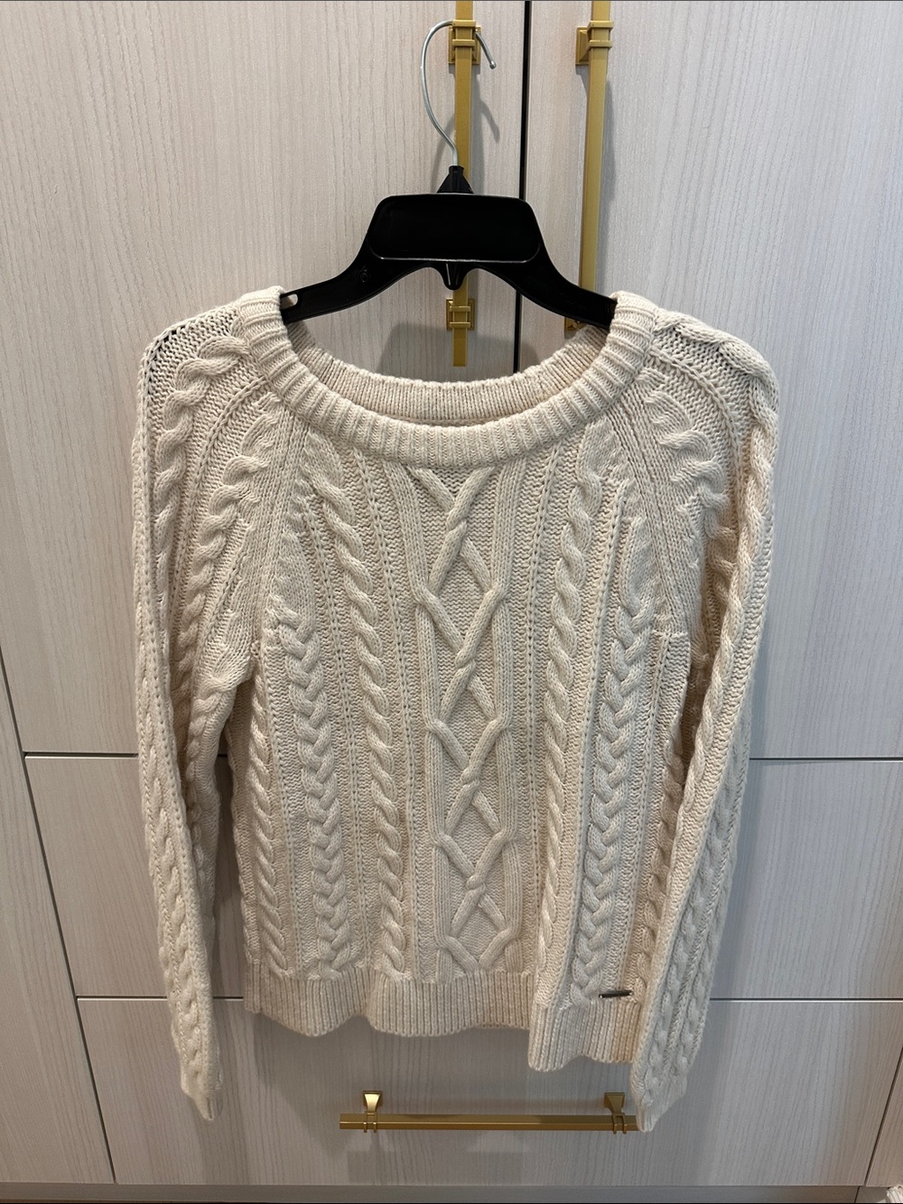 Abercrombie & Fitch Vintage Never Worn Rory Gilmore Cable-Knit Crewneck Sweater